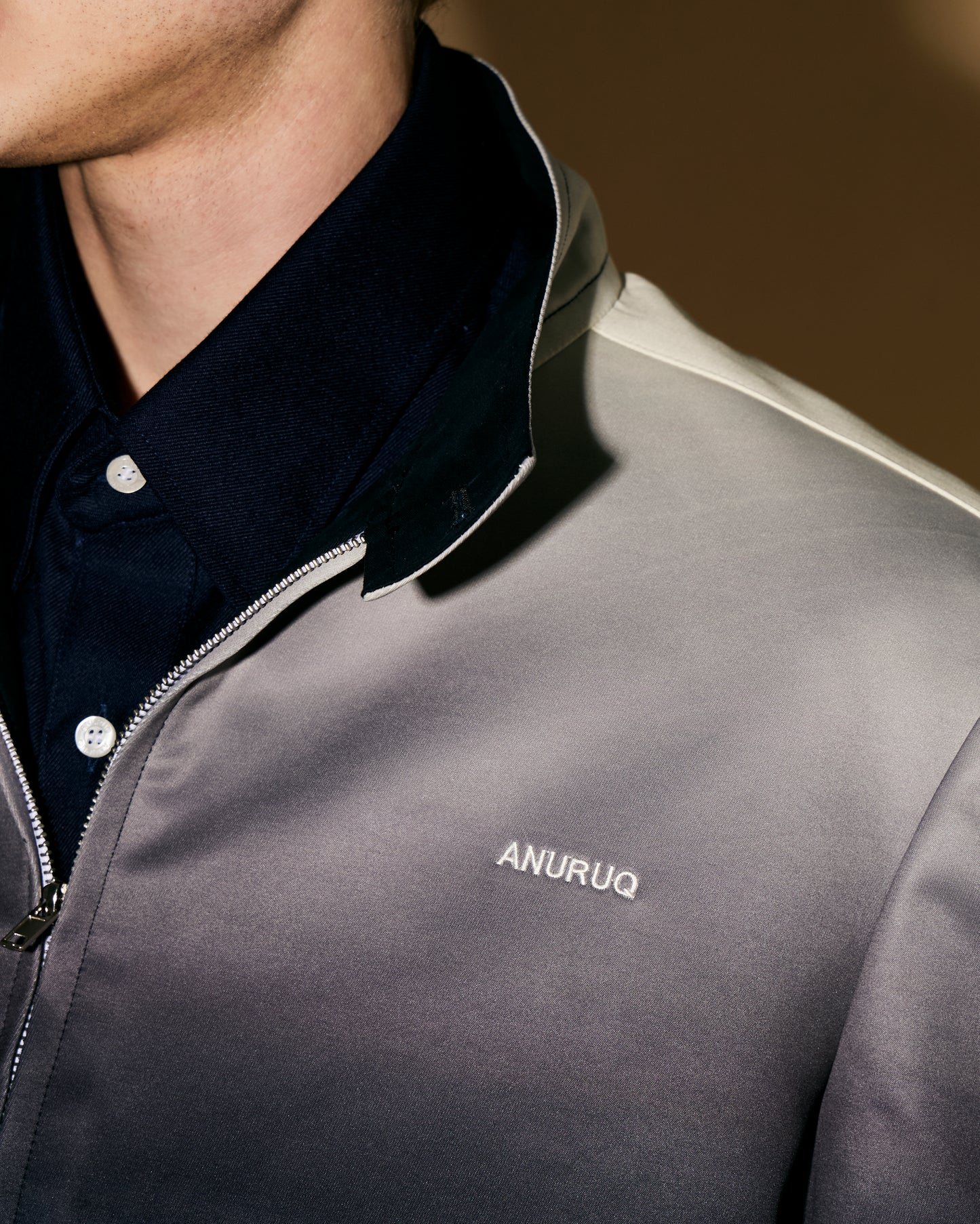 NAVY GRADATION JACKET