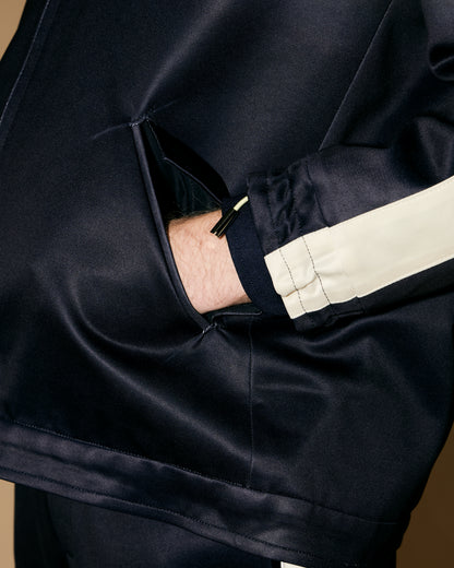 NAVY GRADATION JACKET