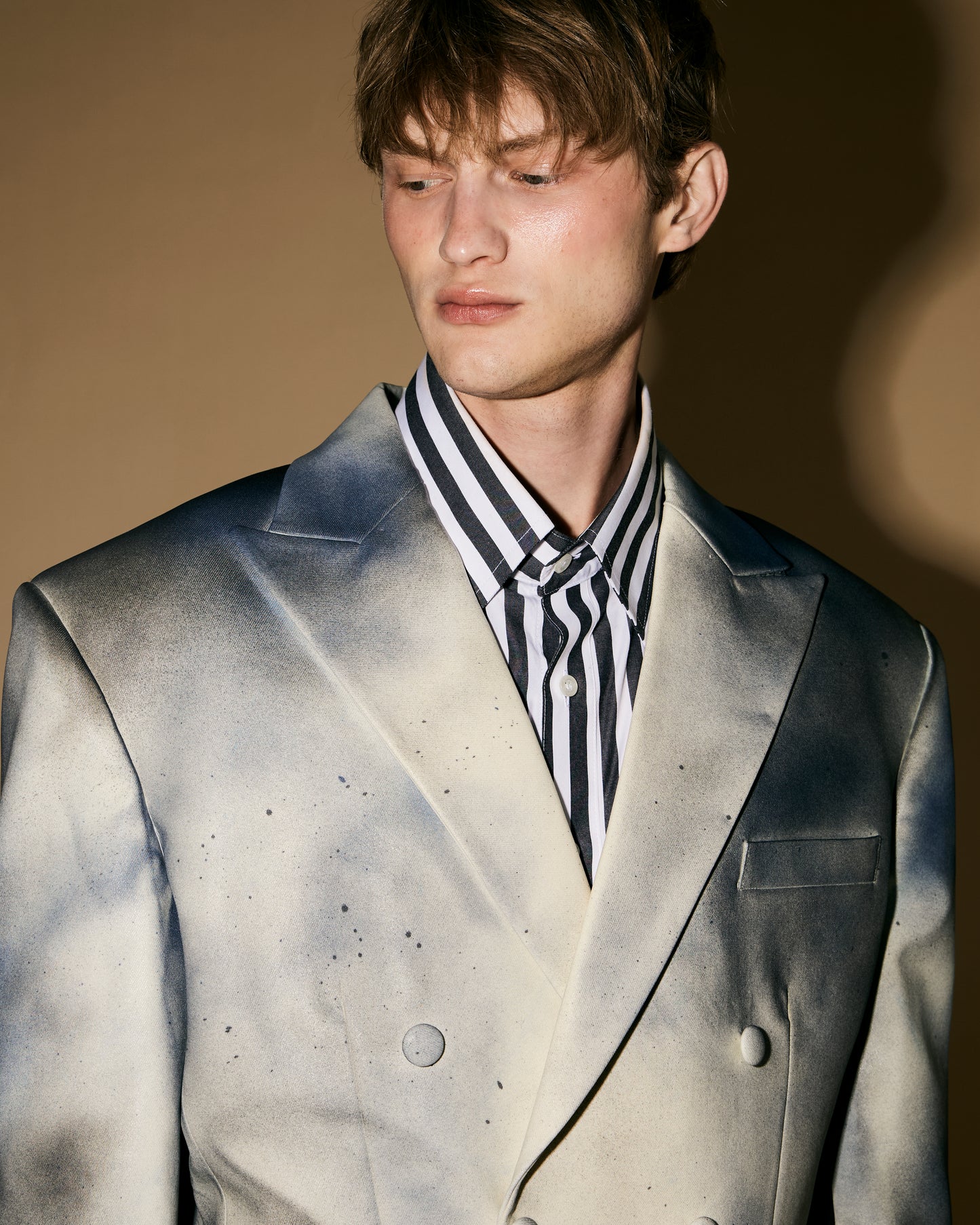 B&W GRADATION JACKET SUIT