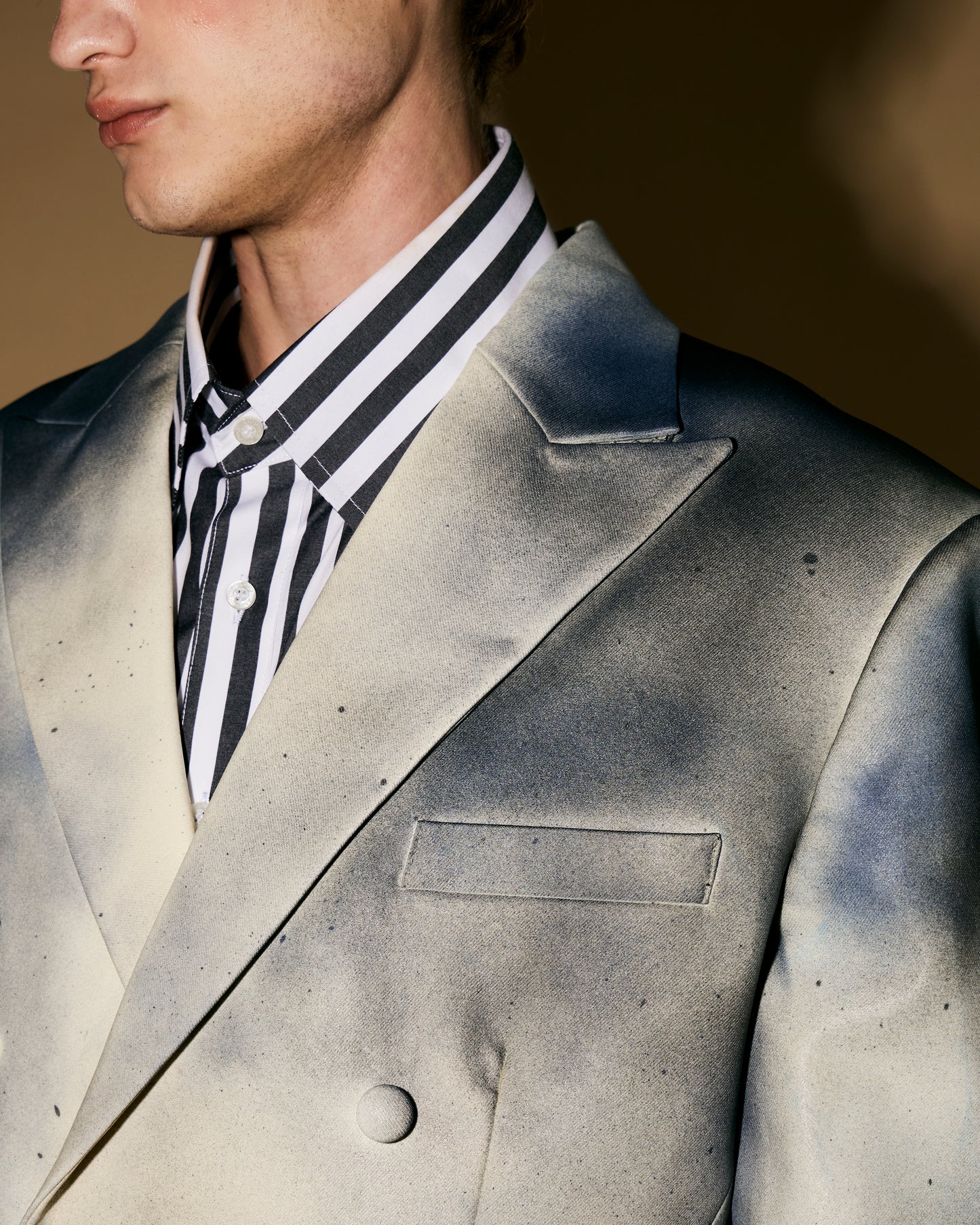 B&W GRADATION JACKET SUIT