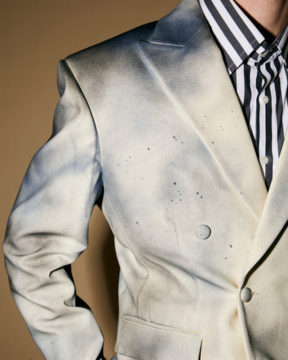 B&W GRADATION JACKET SUIT