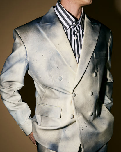 B&W GRADATION JACKET SUIT